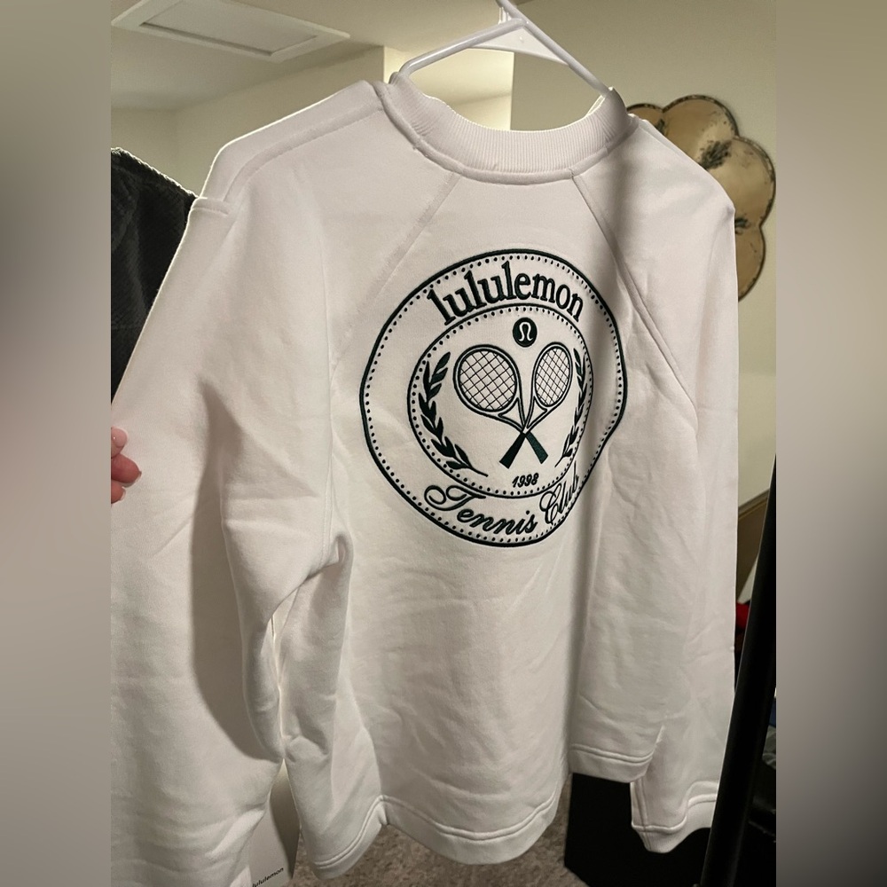 Lululemon Athletica White Crewneck Sweatshirt - Picture 3 of 6